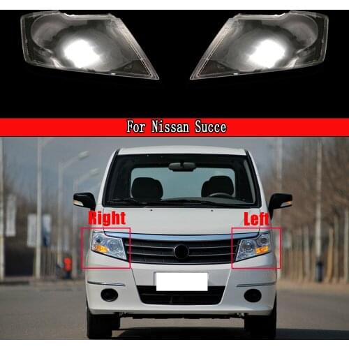Car Headlight Headlamp Light Glass Lens Case Auto Shell Cover For Nissan Succe Headlamp Cover Replacement Car Shell