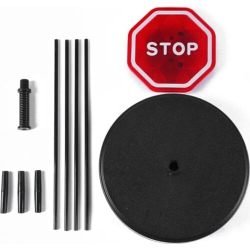 X7AE Car Flashing LED Light Garage Parking Signal Stop Sign LED Stop Sign Parking Assistant for Garage Flashing Signal