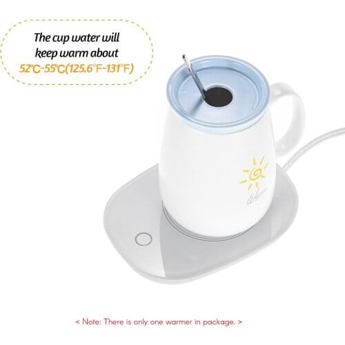 Warmer Electric Cup Desktop Coffee Mug Warmer Auto Shut Off Coffee Milk Beverage Water Heating for Home&Office Use