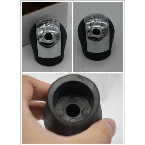 GOOD Quality Chrome Car Styling 5 6 Speed Gear Shift Lever Knob For OPEL VECTRA C SIGNUM 2002 2003 2004 2005