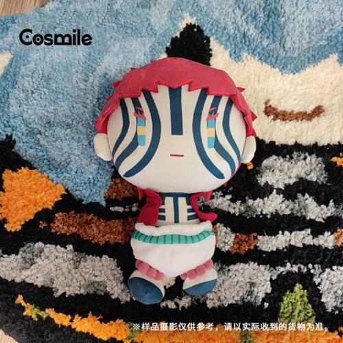 Cosmile Anime Demon Slayer Kimetsu no Yaiba Akaza 20cm Plush Stuffed Doll Toy Pendant Accessory Cute Gift C HG