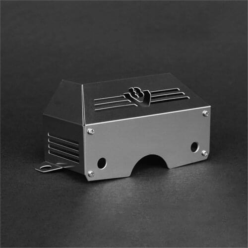 Metal Gearbox Engine Cover For 1/14 TAMIYA Scania RC Tractor Truck DIY Model Car Upgrade Parts