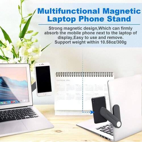 Multifunctional magnetic foldable universal mobile phone laptop extended screen side plastic design bracket
