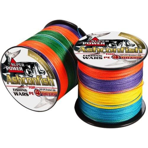 300m Super strong Multi-colors Japan Multifilament PE Braid Fishing Line 6 8 10 15 20 30 50 60 80 100LBS SPECTRA multi-color