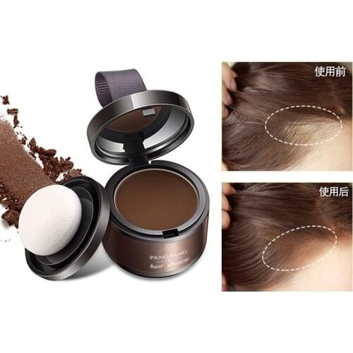 2021 New 4 Color Hair Fluffy Powder Instantly Black Root Cover Up Natural Instant Hair Line Shadow Powder Hair Concealer