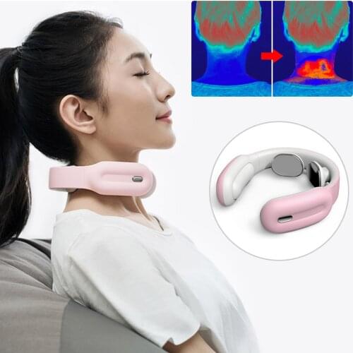 New PGG Smart Shoulder and Neck Massager Cervical Heating Neck Protector Hot Compress Multifunctional Massager Pulse Massage