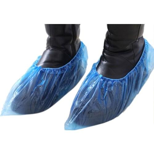 100Pcs Disposable Thick Outdoor Rainy Day Carpet Cleaning Shoe Cover Plastic waterproof Carpet Cleaning Overshoes Protect