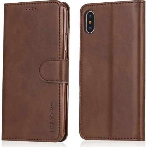 Luxury Leather Wallet Flip Cover Mobile Phone Cases