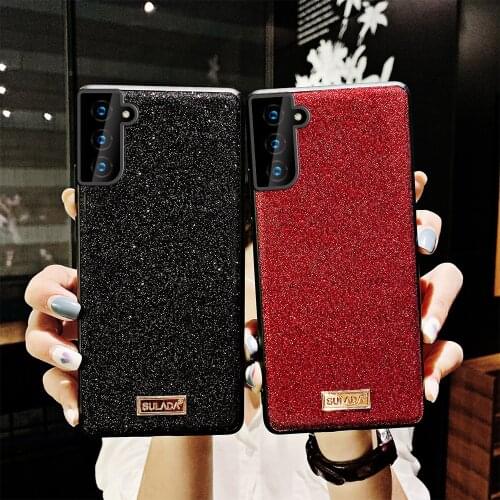 Luxury Ladies Glitter Case for Samsung Galaxy S21 Plus S21+ All-inclusive Explosion Proof Cover for Galaxy S30 Ultral S30+ Case
