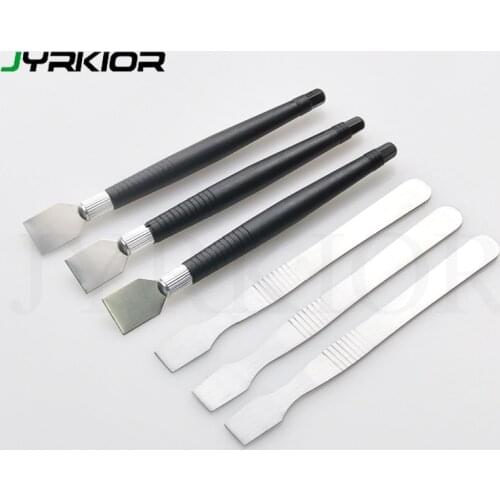 Jyrkior BGA Scraper Solder Paste Scraper Plant Tin Knife LCD Screen Disassemble Opener Welding Clean tools