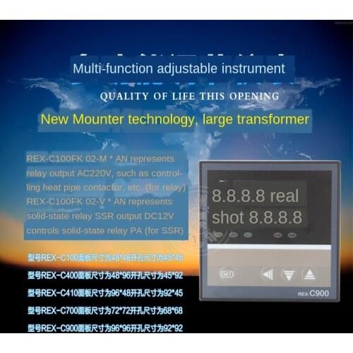 Thermostat REX-C100-400-C700-C900 Digital Intelligent Temperature Controller Temperature Controller