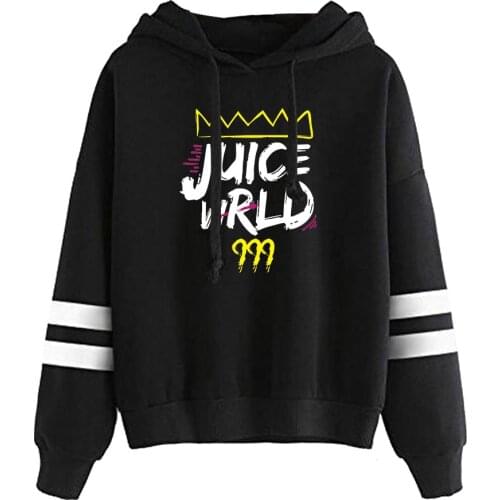 New print Juice WRLD Hoodies non bag bar long sleeve Hoodie men women Sweatshirts Autumn casual Hooded boy girl black pullovers