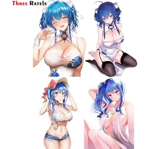 Three Ratels F462 St. Louis Azur Lane Girls Stickers Cartoon Anime Sticker For Laptop Car Phone Bicycle With Waterproof Propert