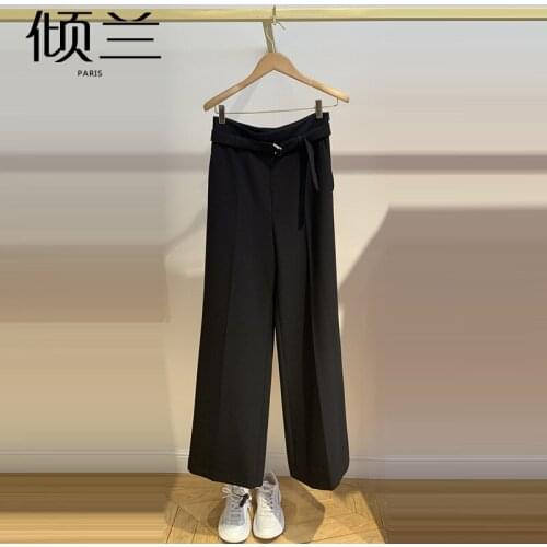 Patads France autumn winter European and American commuter loose solid color versatile commuter casual pants 119parc