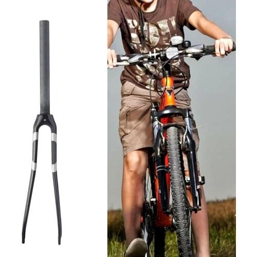 ULLICYC Bike Front Fork Carbon Fiber 700C Wear-resistant Suspension Ultralight Durable Disc Brake Fork Bicycle Accessories