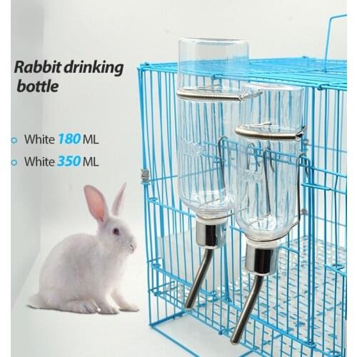 1Pcs Rabbit Drinking Bottle Bunny Water Nipple Bottles Dispenser for Small Animal Guinea Pig Hamsters Pet Cage Accessories
