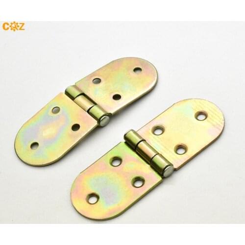 2PCS Iron Hinge Thickening Increase Flap Hinge Equipment Flap Hinge Table Type Flip Folding