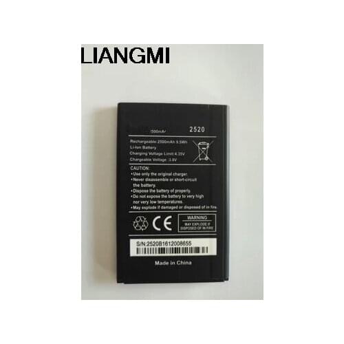 2500mAh High Quality Smart Phone Battery For Wiko 2520 Li-polymer Batteries with phone stander