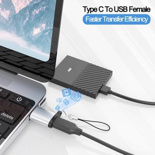 4 Sets Type C To USB 3.0 OTG Adapter for MacbookPro Xiaomi Huawei Samsung phone Charging Cable charger type C to Micro usb cable