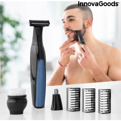 4 in 1 Rechargeable Ergonomic Multifunction Shaver Trimfor InnovaGoods