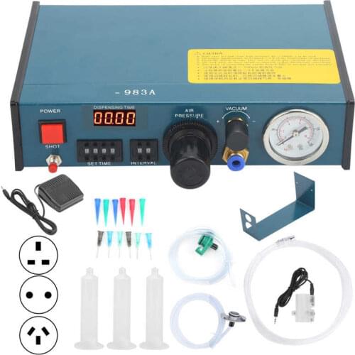 983A AC220-240V Digital Auto Glue Dispenser Controller Dropper with Manual Timing Automatic Glue Dispenser
