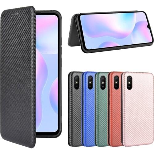 Sunjolly Case for Xiaomi Redmi 9A Wallet Stand Flip PU Leather Phone Case Cover coque capa Xiaomi Redmi 9A Case Cover