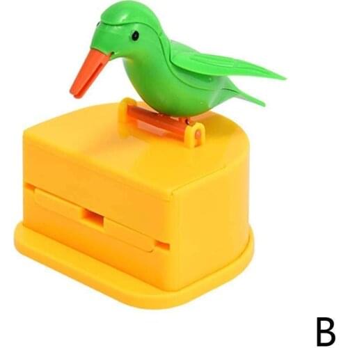 Toothpick Holder Small Bird Toothpick Box Kitchen Automatic Holder Toothpick Restaurant Push-Type Animal Up Household H1J8