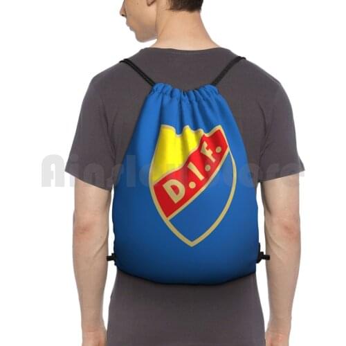Djurg ? Rdens If Backpack Drawstring Bag Riding Climbing Gym Bag Djurg ? Rdens If Sport Game Ice Hockey