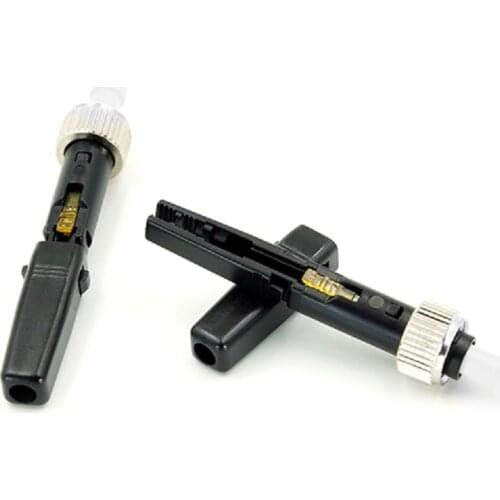 FC Fiber Optic Fast Connectors Single Mode Fiber Mechanical Quick-Assembly Connectors Adapter with tools for FTTH CATV Network