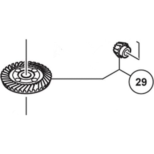 GEAR AND PINION SET 337919 For Hitachi G18SW2 G18ST