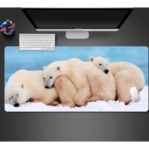 Cute Animal Family Mouse Pad Advanced Lockable Washable Rubber Mousepad Gamers Big Play Pad High Quality Best Selling Gaming Mat
