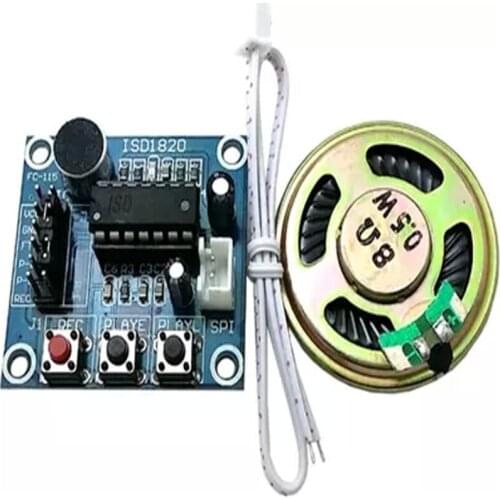 ISD1820 recording voice voice module recording and playback module board with microphone head to send 0.5W speaker