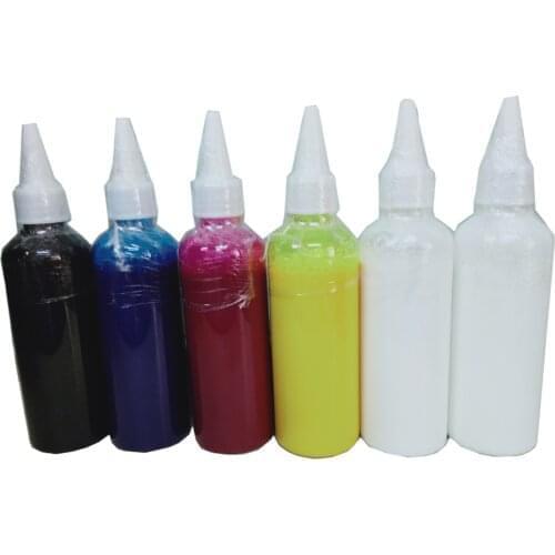 Einkshop 600ML set DTF INK For For Dirent printer film heat transfer for PET Film hot melt powder transfer film