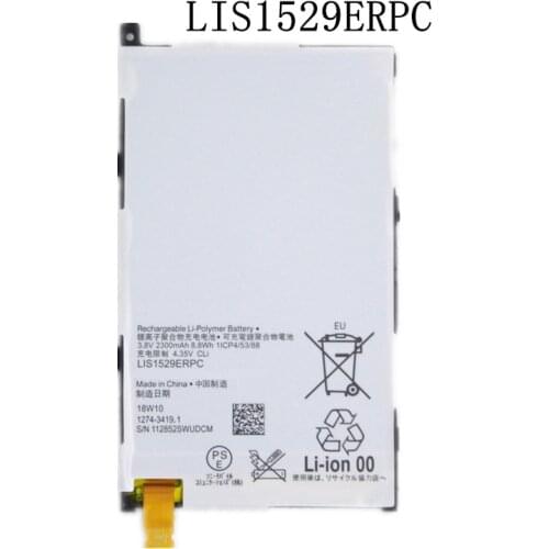 New 2300mAh LIS1529ERPC Replacement Battery For Sony Xperia Z1 Compact mini Z1c D5503 M51w Bateria