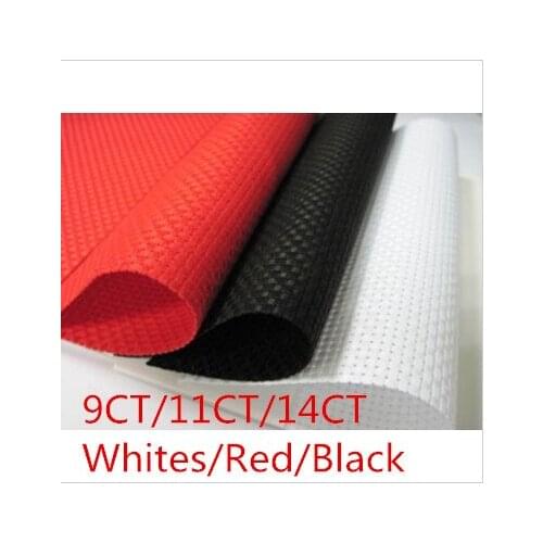 Oneroom Famous Cross Stitch Fabric 150X100cm White/Black/Red Aida Cloth 14CT/11CT/9CT High Quality Free Shipping