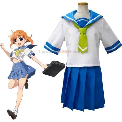 Ryugu Rena Cosplay Costumes Higurashi When They Cry Ryugu Reina Sailor Suit Schoolgirl Uniforms Womens Anime Dress Skirts