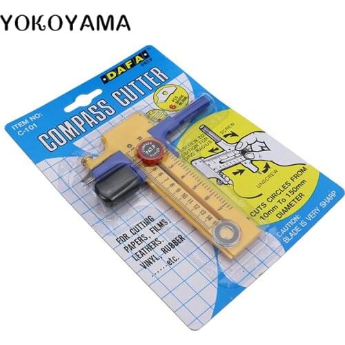YOKOYAMA Sewing Accessories DIY Tools Compass Cutter Circle Knife Round Draw Knife Round Cutting Knife Household Sewing Parts