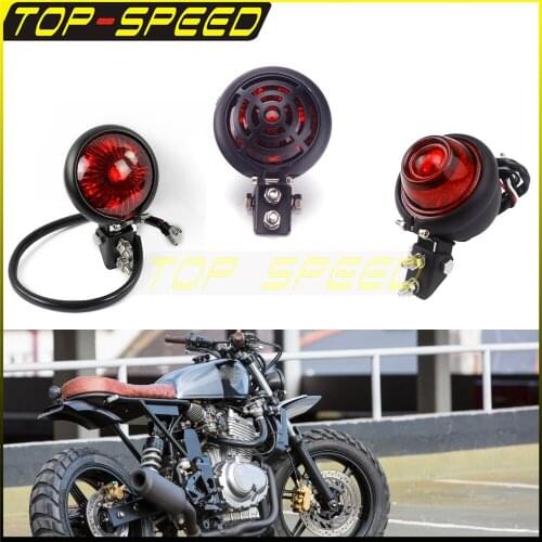 LED Taillight Vintage Sparto Tail Brake Light for Sportster Softail Touring Cafe Racer Chopper Bobber R12 CB500 CL XS XL 650 750