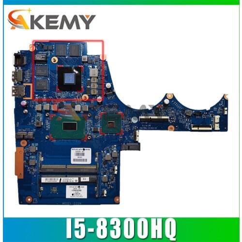 High Quality For HP 15-AX Laptop Motherboard With SR3Z0 I5-8300HQ CPU DAG35NMB8C0 100% Working