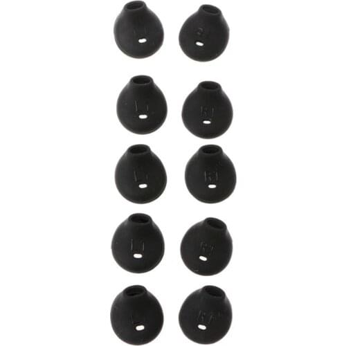 10pcs/lot Soft Silicone Ear Pads Eartips For S-ony WI-SP500 For S amsung S7 S6 Edge 9200 level u In-ear Headphones