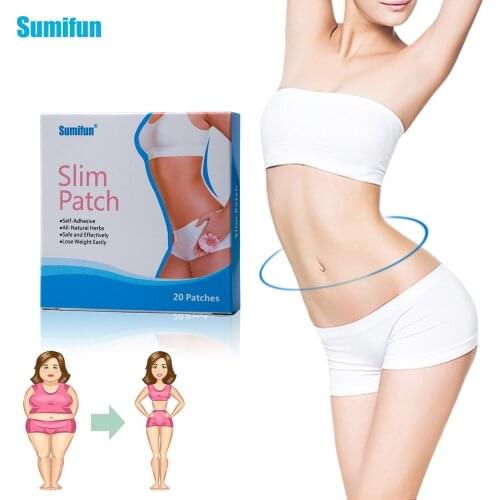 20Pcs Slim Shaping Patch Navel Sticker Weight Loss Paste Anti Cellulite Fat Burning Belly Button Slimming Stickers Body Care