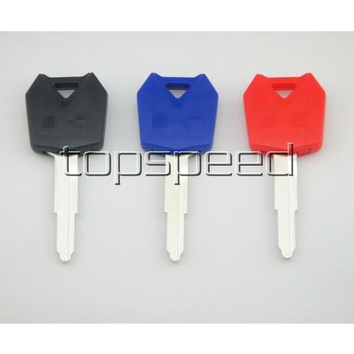 3 PCS Blank Key Uncut For Kawasaki Ninja ZX6R ZX10R ZX12R ZRX1200R EN6N Motorcycle