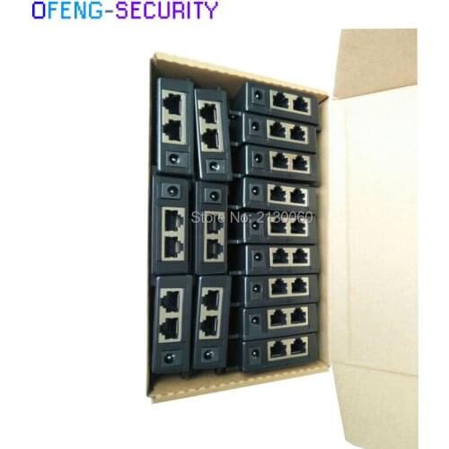 30Pcs/Lot POE Injector 100M Mini 1port POE Injector DC RJ-45 Ethernet Cable Connector use for IP Camera LAN Network