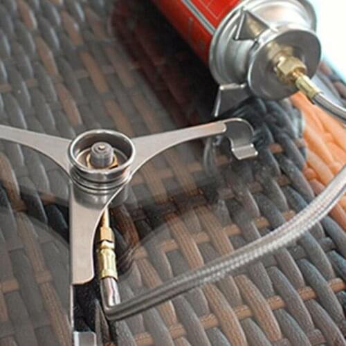 Outdoor Stove Adapter Gas Stove Converter Cartridge Tank Connector Cooking Accessories For Outdoor Camping Hiking Picnic