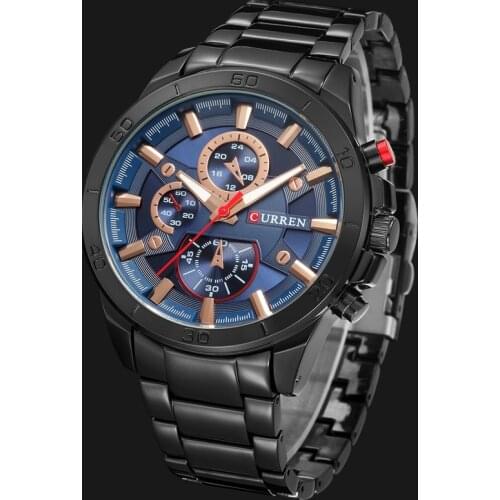 CURREN Top Brand Luxury Men Watches Men Military Wristwatches Full Steel Men Sports Watch Waterproof Relogio Masculino Montre