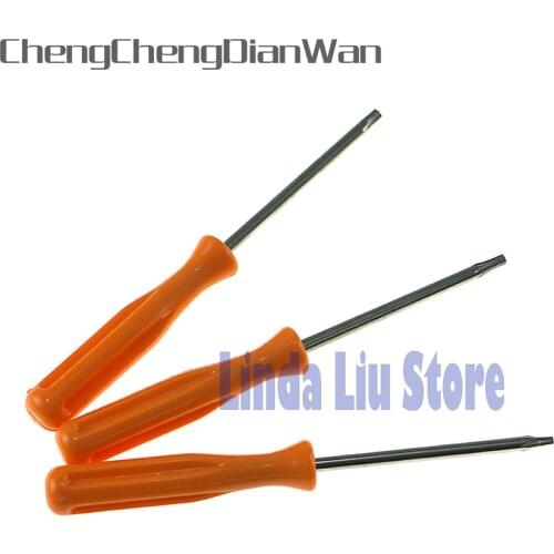 ChengChengDianWan T6 T8 T10 Torx Proof Security Screwdriver opening screw driver tool for XBOX360 XBOX ONE Controller 300pcs/lot