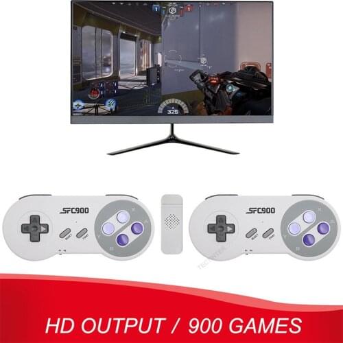 Mini Video Console Retro Game Console With Wireless Game Controller Build in 900+ HD Wireless game controller Double Players