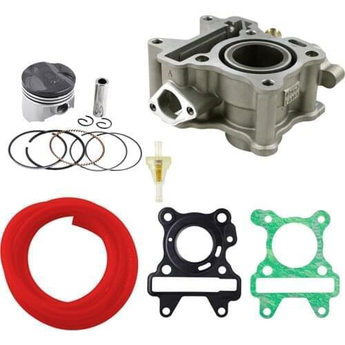 Motorcycle Bore 38mm Cylinder Piston Rings Gasket Fuel Filter Tube For YAMAHA XC50D XC50H BX50 CE50 NS50F XF50 Vino Gear Jog