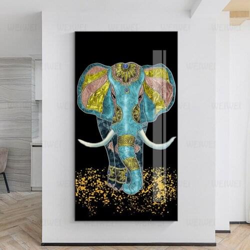 New Fashion Style Horse And Elephant Painting Wall Pictures For Living Room Canvas Painting Posters And Prints Home Decoration