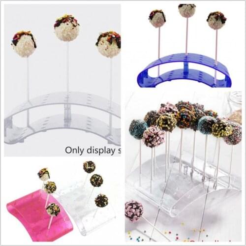 20 Hole Cake Pop Lollipop Stands U Shaped Candy Display Stand Holder Lollipop Support Display Tool For Children DIY Candy Gifts